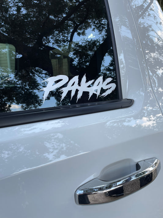 PAKAS 10 INCH DECAL