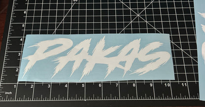 PAKAS 10 INCH DECAL